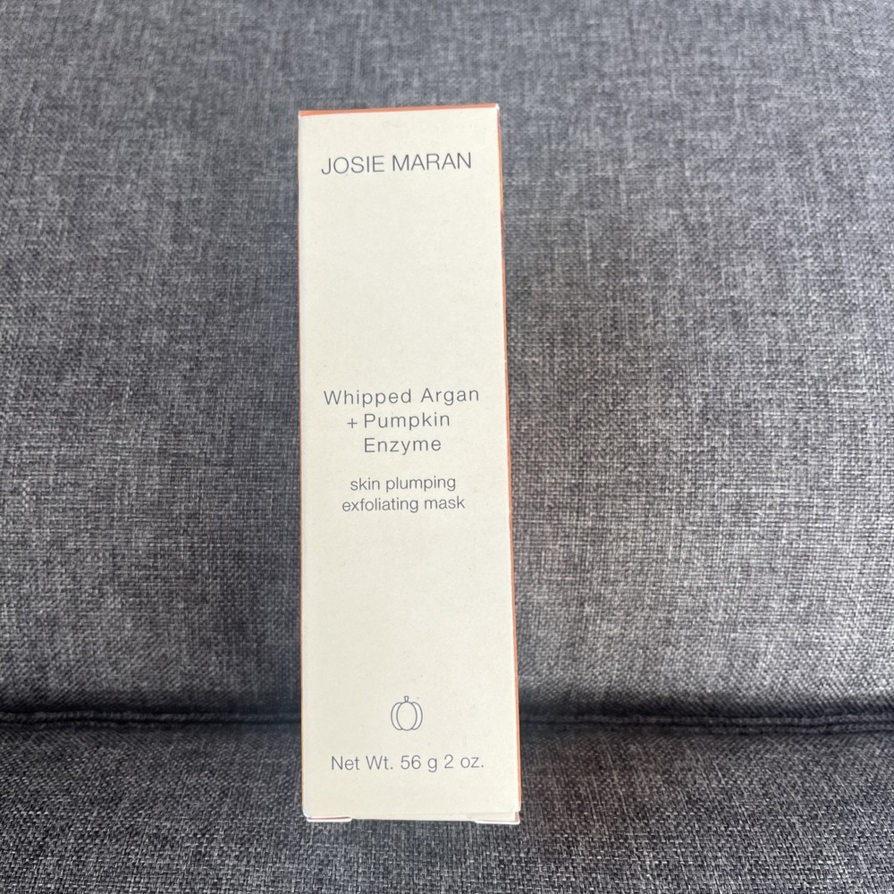 Josie Maran Whipped Argan Pumpkin Enzyme Skin Plumping Exfoliating Mask 2 Oz